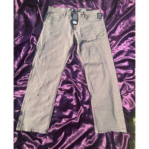 Liverpool Relaxed Straight Fit Mens Jeans 36x30 Gunmetal*Denim* Casual Pants*NWT